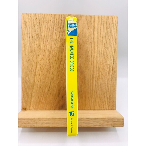 Nancy Drew Mystery Stories Hardcover The Haunted Bridge #15 Writing Inside Cover - Picture 2 of 4